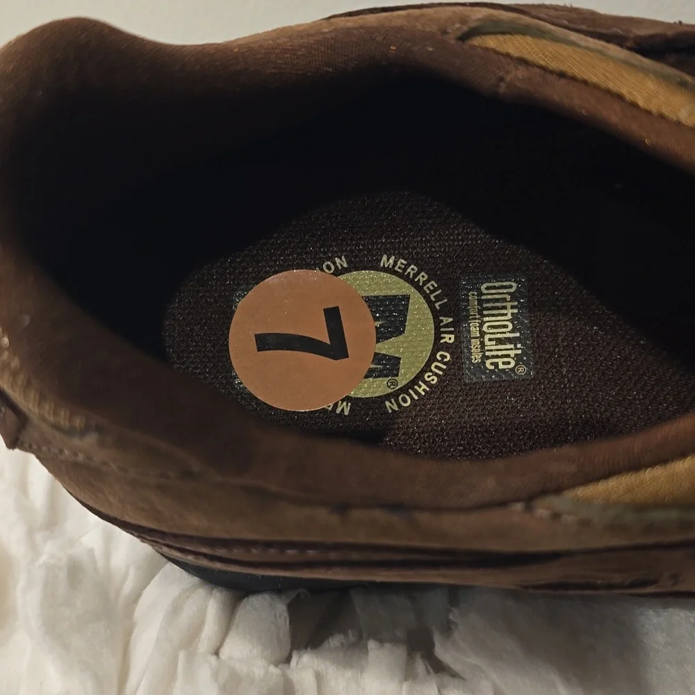 Merrell Siren Stretch Women's Brown And Orange Size 7 Hiking Shoes - Picture 9 of 11